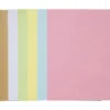 Pappersset i pastellfärger med 48 st. A4-ark (210×297 mm) à 80 g/m²