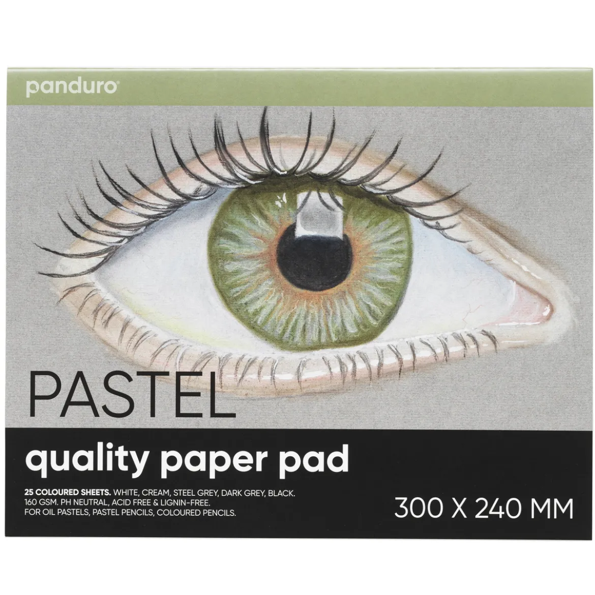 Pastellblock 25 ark 24x30 cm