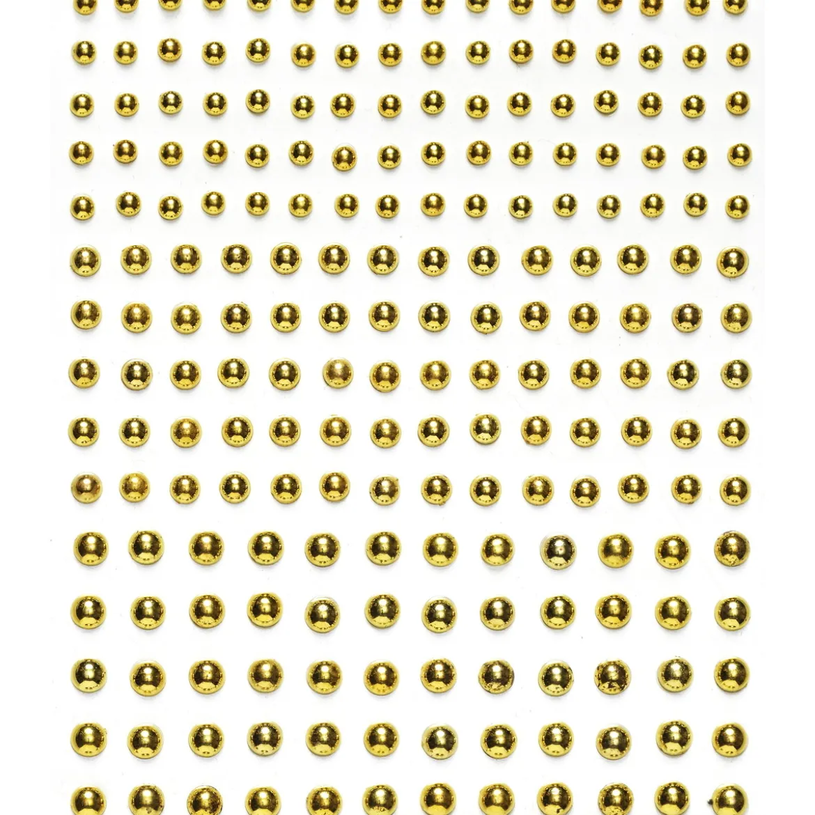 Pearl stickers guld – 420 guldglänsande pärlstickers. Ø4, 5, 6 mm