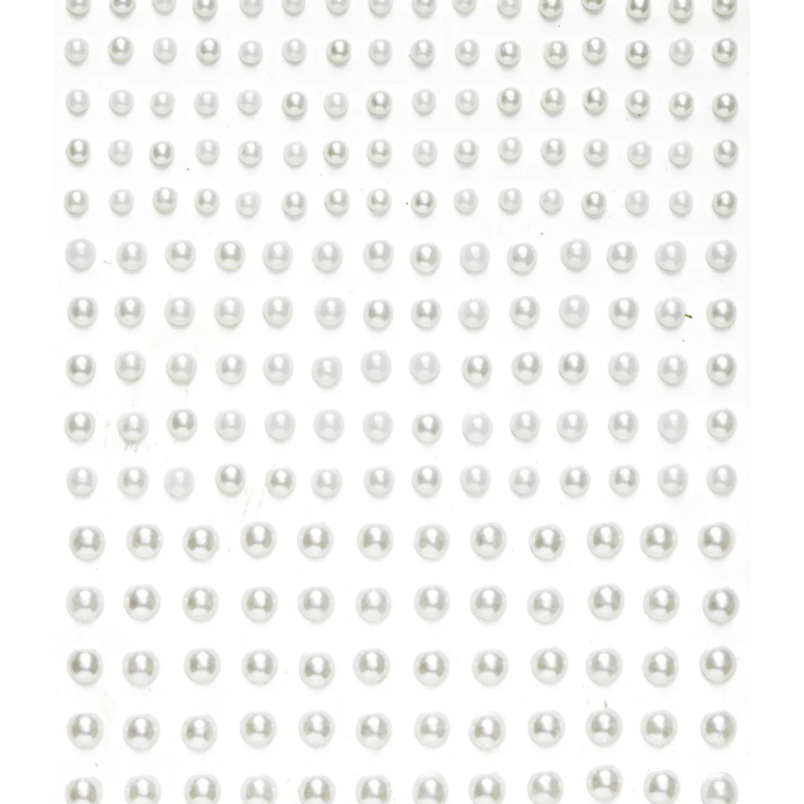 Pearl stickers vita – 420 vita / pärlemorskimrande pärlstickers. Ø4, 5, 6 mm