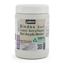 Pebeo Acrylic binder 3-in-1, 225 ml – vattenbaserat bindemedel för akrylfärg