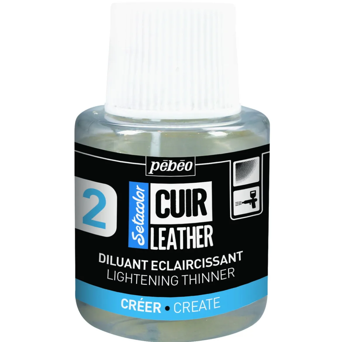 Pebeo Cuir Leather 110 ml Lightening Thinner för läderfärg