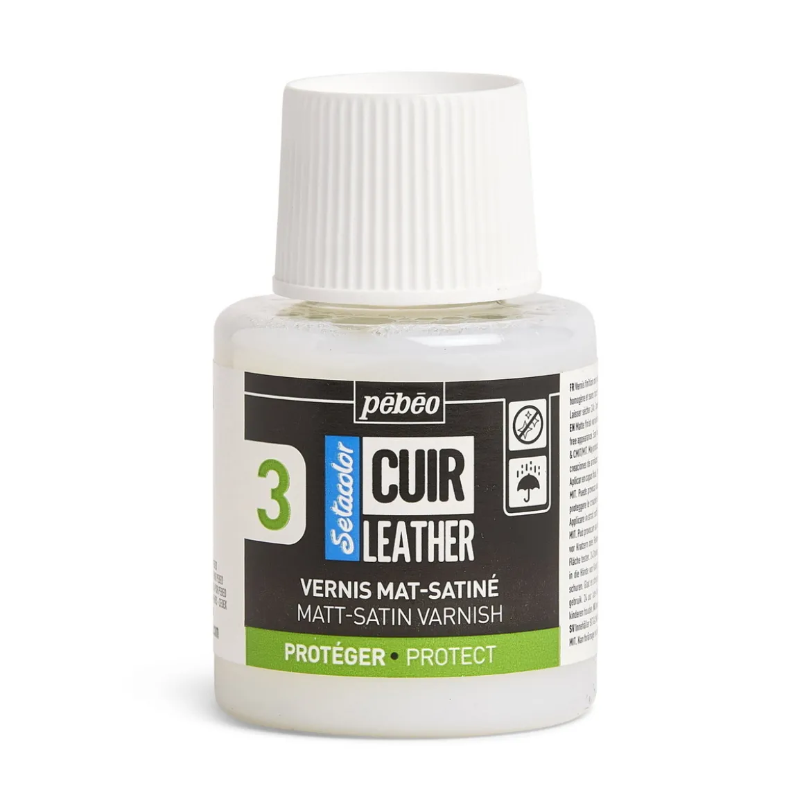 Pebeo Cuir Leather 110 ml Matt Satin lack för läderfärg