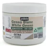 Pebeo Gesso white 475 ml – vit gesso för grundmålning / grundering