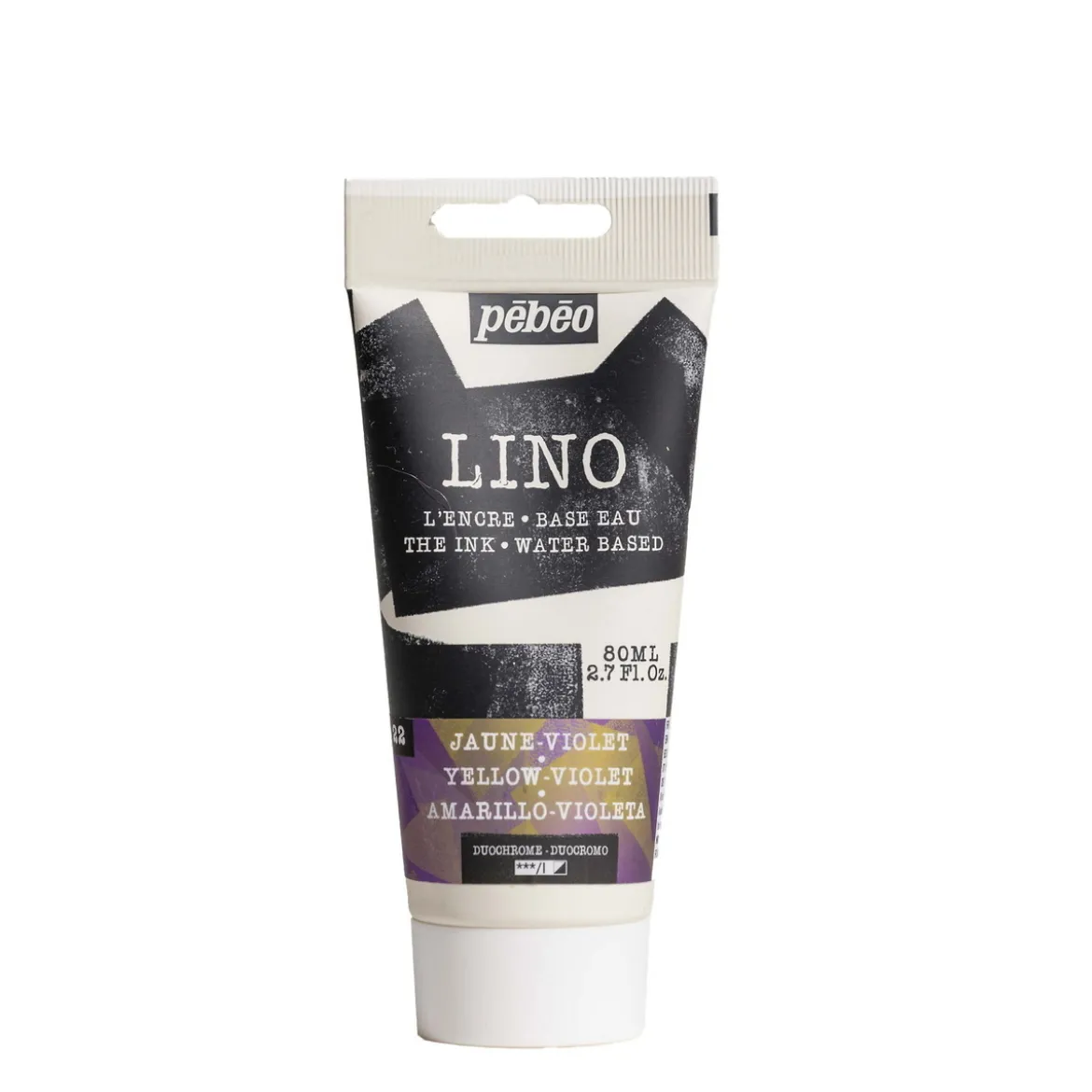 Pebeo Lino Ink 80 ml, vattenbaserad linoleumfärg – Antique Gold