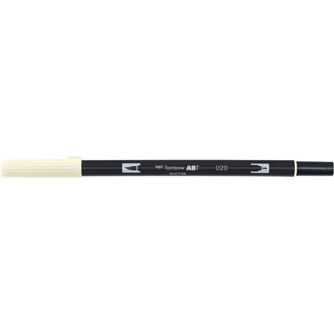 Penselpenna Tombow ABT Dual Brush Pen Light Orange 025