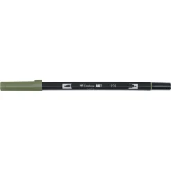 Penselpenna Tombow ABT Dual Brush Pen Gray Green 228