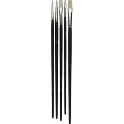 Penselset olja/akryl 5 st
