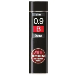 Pentel blyertsstift refill – 0,9 mm B. Innehåller 36 stift.