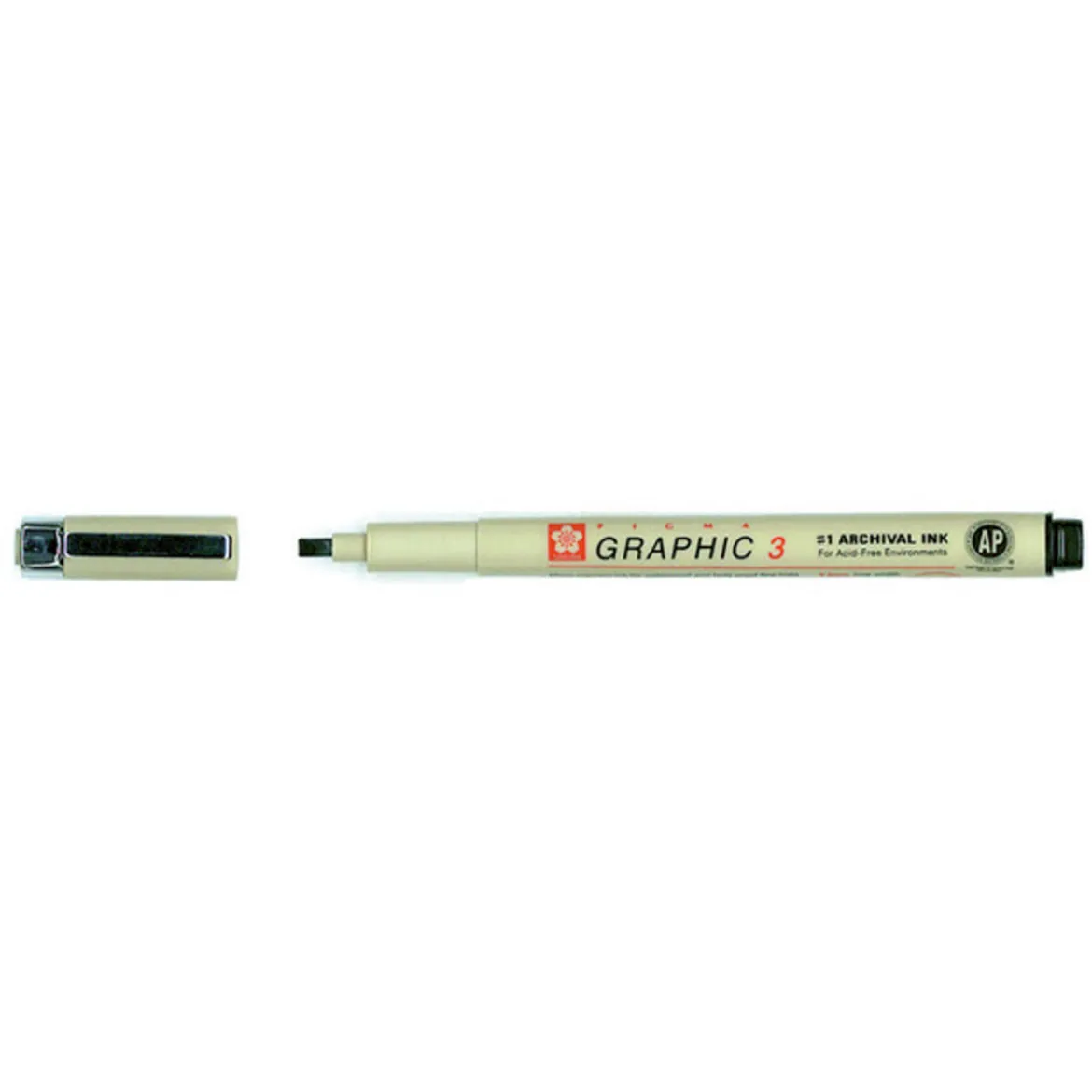 Pigma Graphic 3,0mm Svart