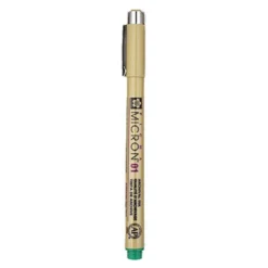 Pigma Micron 01 grön 0,25 mm