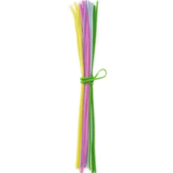 Piprensare pastellmix smal, 30 cm långa, Ø3 mm, 25 st.