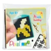 Pixelhobby Mini-kit banan – med nyckelring 30×40 mm & 3×144 pixlar