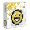 Pixelhobby XL Startset – Smiley / fågel, 60×60 mm pixelplatta + 3×60 pixlar