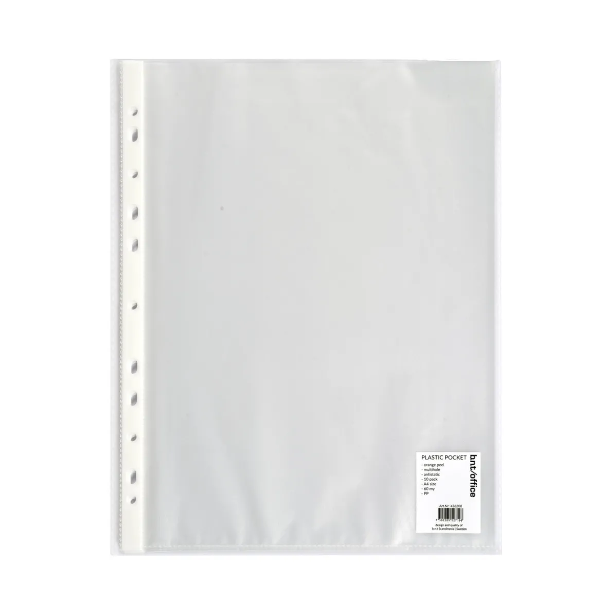 Plastficka A4 60my 10st/fp