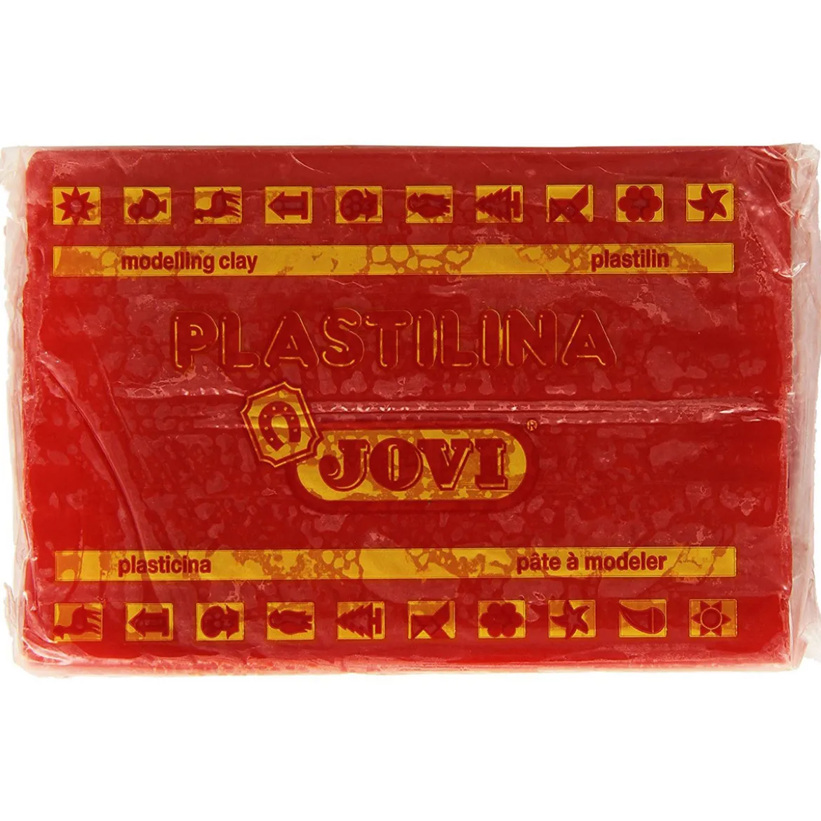 Plastilina 350g Röd