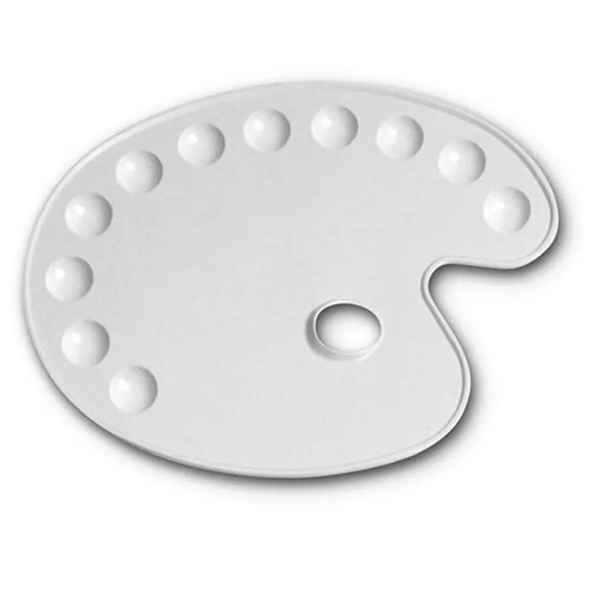 Plastpalett P186 Oval 27x36