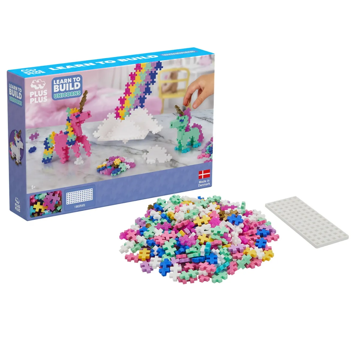 Plus-Plus Build unicorns / enhörningar