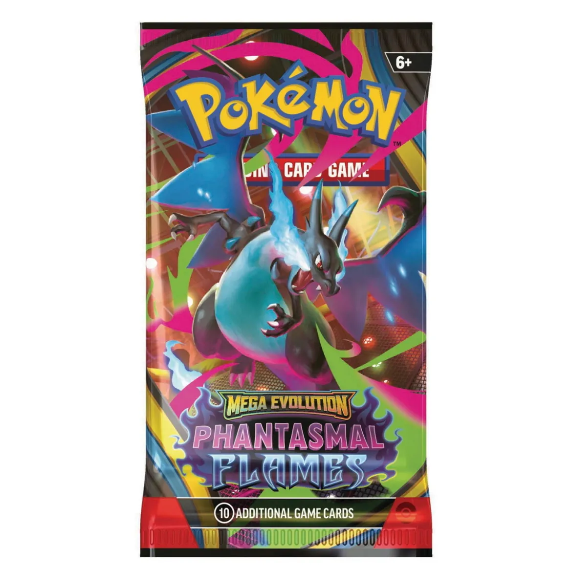 Pokémon TCG Mega Evolution Phantasmal Flames – OBS! Priset avser endast ETT boosterpack (10 kort)
