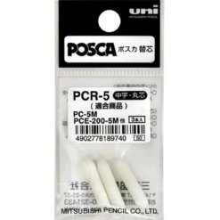 Posca replacement nibs PCR-5M, 3 st nya spetsar / extraspetsar till Posca PCR-5M