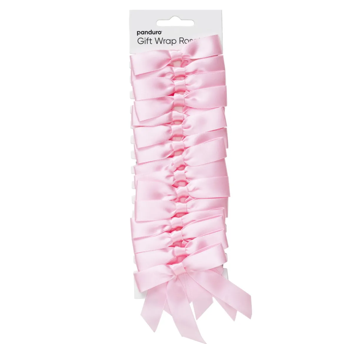 Presentrosetter, rosetter av satin, rosa 15 st.