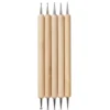 Präglingsverktyg och lerverktyg av metall, 5-pack, längd 13 cm