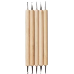 Präglingsverktyg och lerverktyg av metall, 5-pack, längd 13 cm