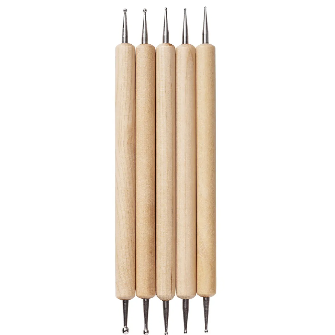Präglingsverktyg och lerverktyg av metall, 5-pack, längd 13 cm