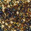 Pärlmix glas guld 120 g