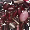 Pärlmix glas rosa nyanser