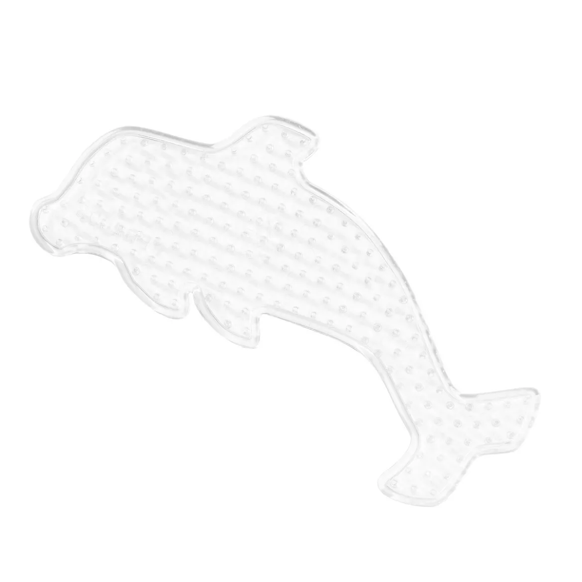 Pärlplatta Midi delfin, 14×7,5 cm – för våra rörpärlor som är Ø5 mm