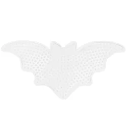 Pärlplatta Midi fladdermus halloween, 19,5×9,5 cm – för våra rörpärlor som är Ø5 mm