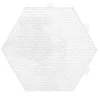Pärlplatta Midi hexagon, 15,5×13,5 cm – för våra rörpärlor som är Ø5 mm