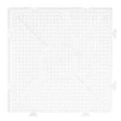 Pärlplatta Midi kvadrat, byggbar, 15×15 cm – för våra rörpärlor som är Ø5 mm