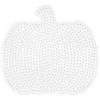 Pärlplatta Midi pumpa halloween, 17×15 cm – för våra rörpärlor som är Ø5 mm