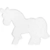Pärlplatta Midi unicorn enhörning, 18,5×14 cm – för våra rörpärlor som är Ø5 mm