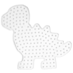 Pärlplatta XL dinosaurie, 20,5×18,5 cm – för våra XL-rörpärlor som är Ø9 mm