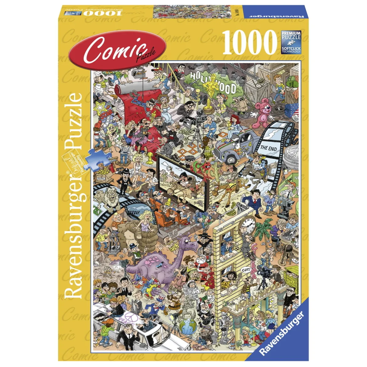 Pussel Comic Hollywood 1000
