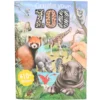 Pysselbok Create your zoo, massor av fina djur! 22×30 cm, 24 sidor +410 stickers