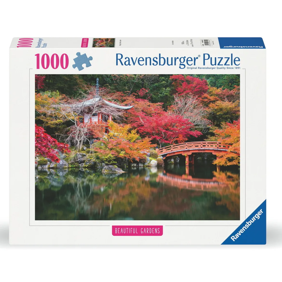 Ravensburger pussel – Beautiful Gardens Daigo-ji Kyoto. 1000 bitar, 70×50 cm.