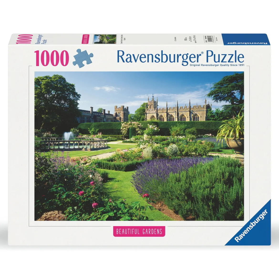 Ravensburger pussel – Beautiful Gardens Keukenhof Gardens. 1000 bitar, 70×50 cm.