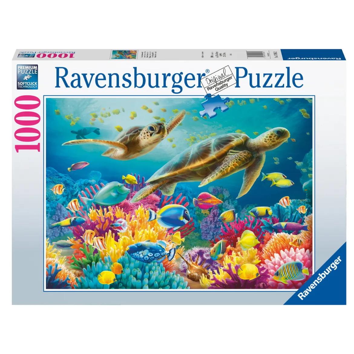 Ravensburger pussel – Blue Underwater World. 1000 bitar, 70×50 cm.