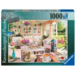 Ravensburger pussel – The Tea House, 1000 bitar, 70×50 cm.