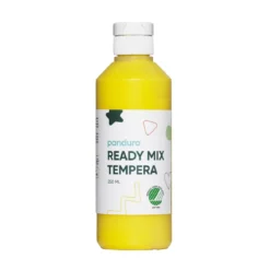 Ready Mix Tempera, svanenmärkt hobbyfärg för barn 250 ml, gul