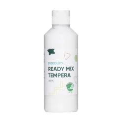 Ready Mix Tempera, svanenmärkt hobbyfärg för barn 250 ml, vit