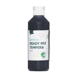 Ready Mix Tempera, svanenmärkt hobbyfärg för barn 250 ml, svart