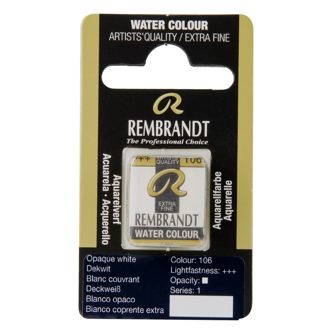 Rembrandt akvarellfärg halvkopp – Chinese White 108