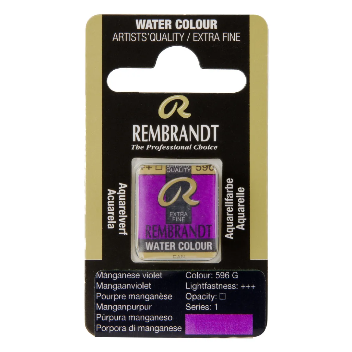 Rembrandt akvarellfärg halvkopp – Cerulean Blue Green 598
