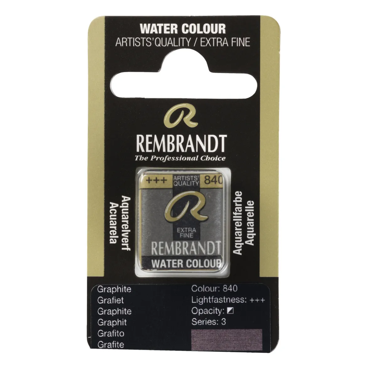 Rembrandt akvarellfärg halvkopp – Interference White 843