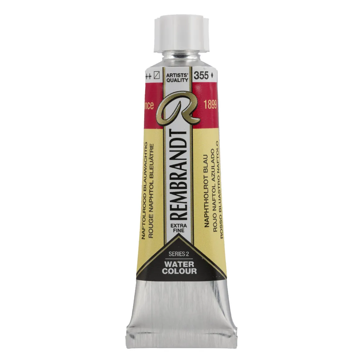 Rembrandt akvarellfärg 10 ml tub – Napthol Red Bluish 355